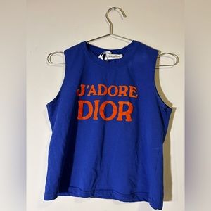 Vintage dior tank top 🧡
